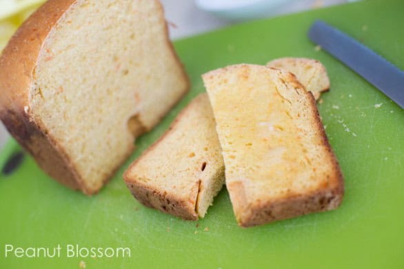 Easy pineapple carrot bread fresh from the bread machine