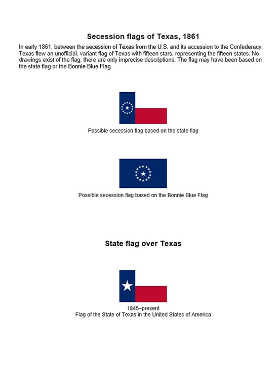 Pearce Museum Flags of Texas