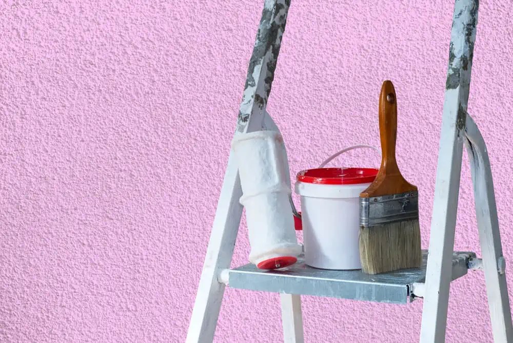 Using paint to add character to pebble dash homes Pebble Dashing