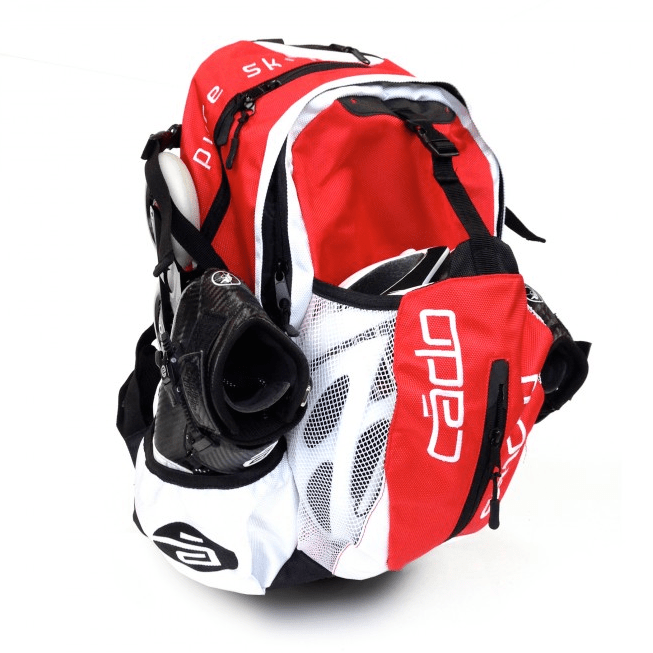 Profi Skate und Eislauf Rucksack Airflow ROT Rucksäcke