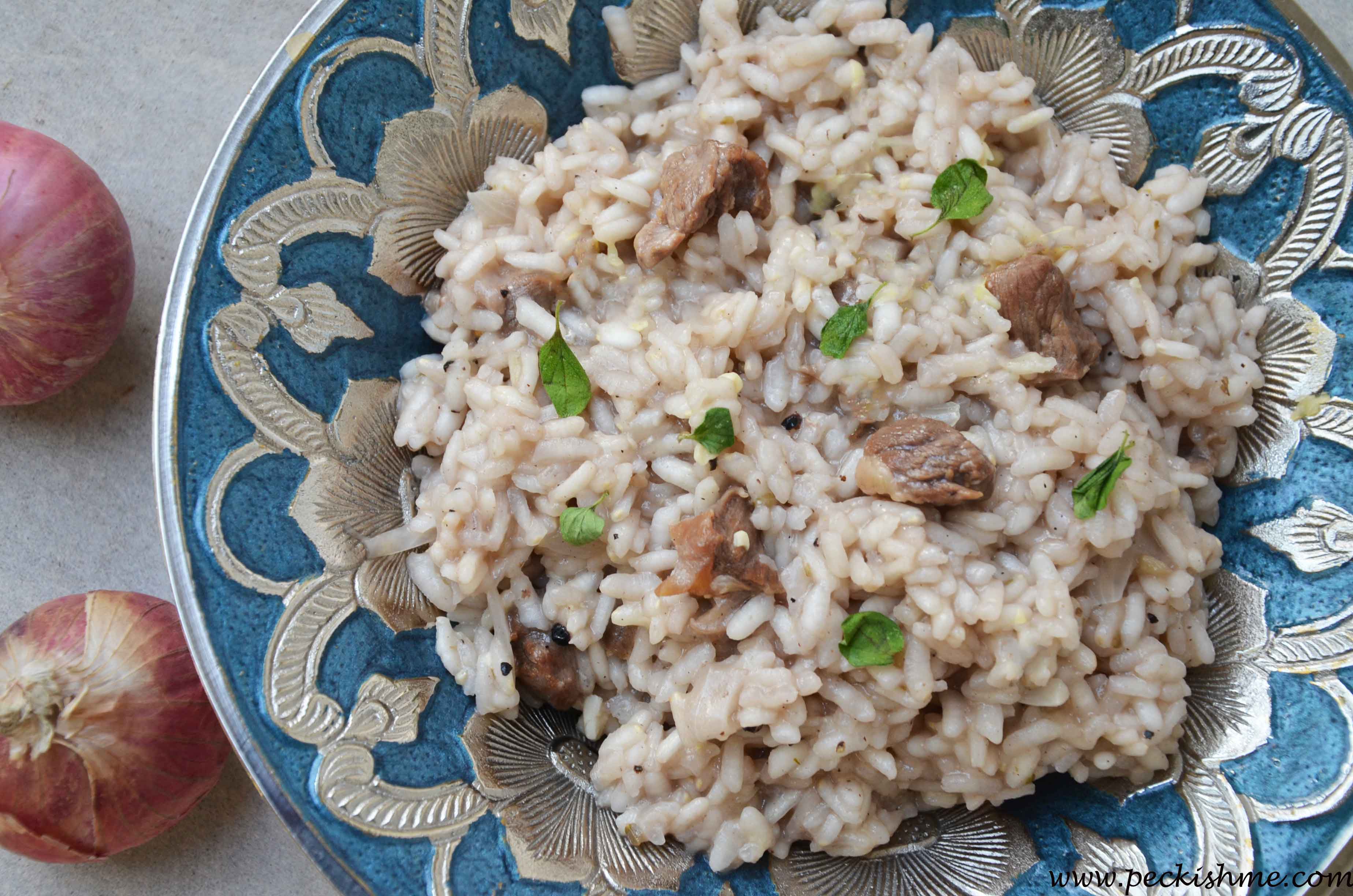 Lamb Risotto An easy dinner recipe Peckish Me
