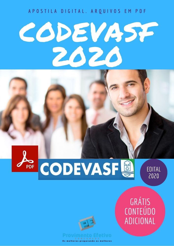 Provimento Efetivo Concursos Apostila CODEVASF 2020 Engenharia