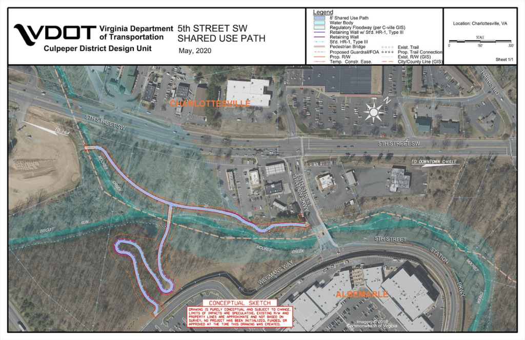 Fifth Street Trail Hub Update The Piedmont Environmental Council
