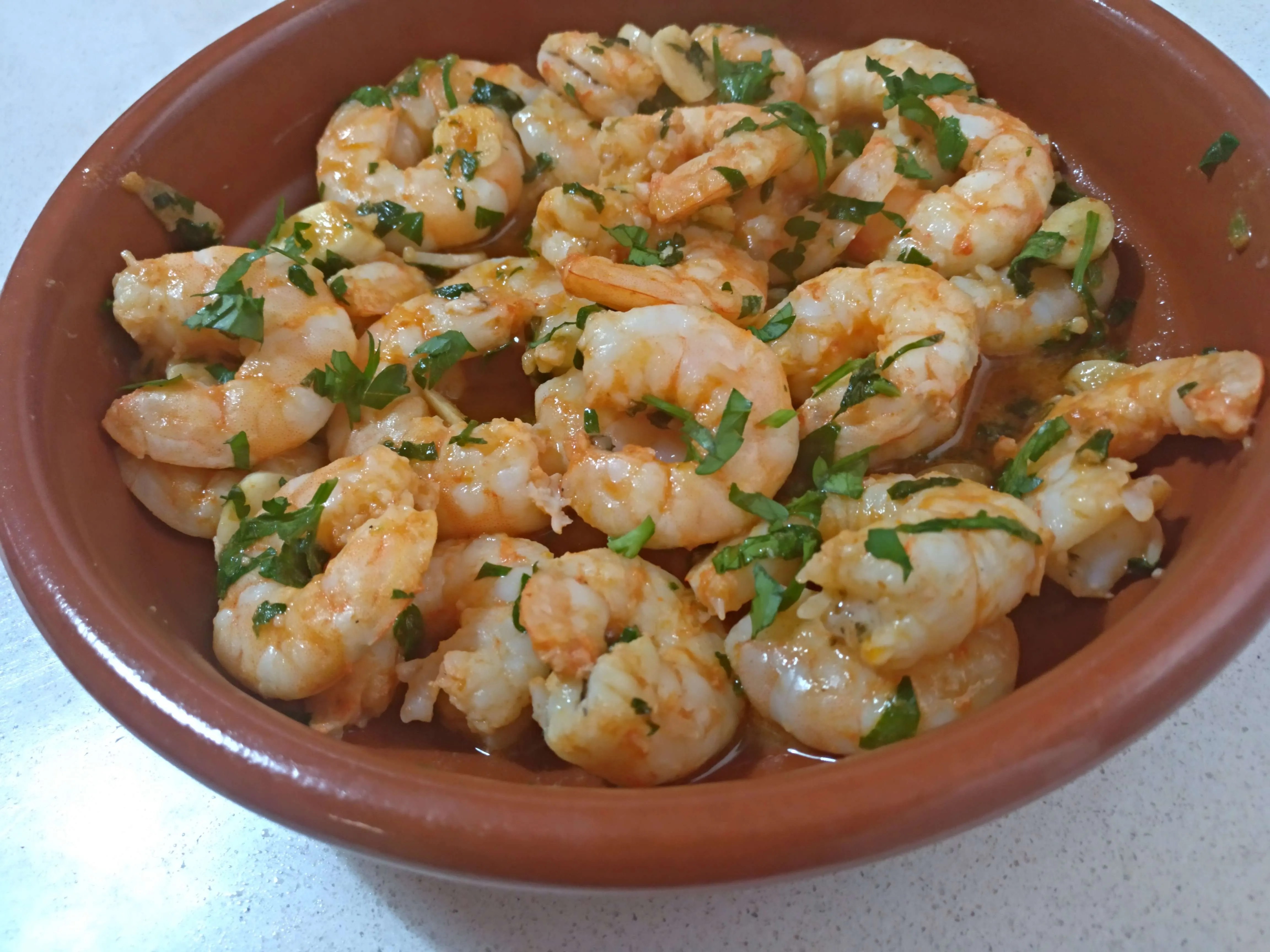 GAMBAS AL AJILLO ‘DELUXE (2 Raciones) Pedro Suarez y sus Recetas