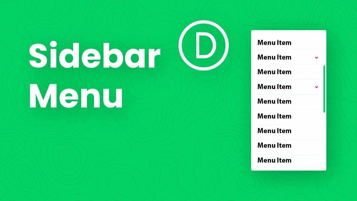 How To Make A Divi Sidebar Menu Tutorial by PeeAye Creative