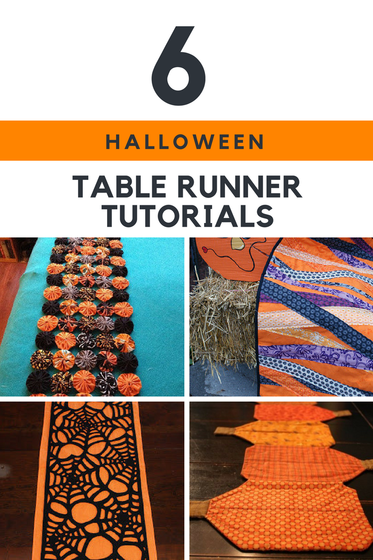 6 Halloween Table Runner Tutorials PeekaBoo Pages