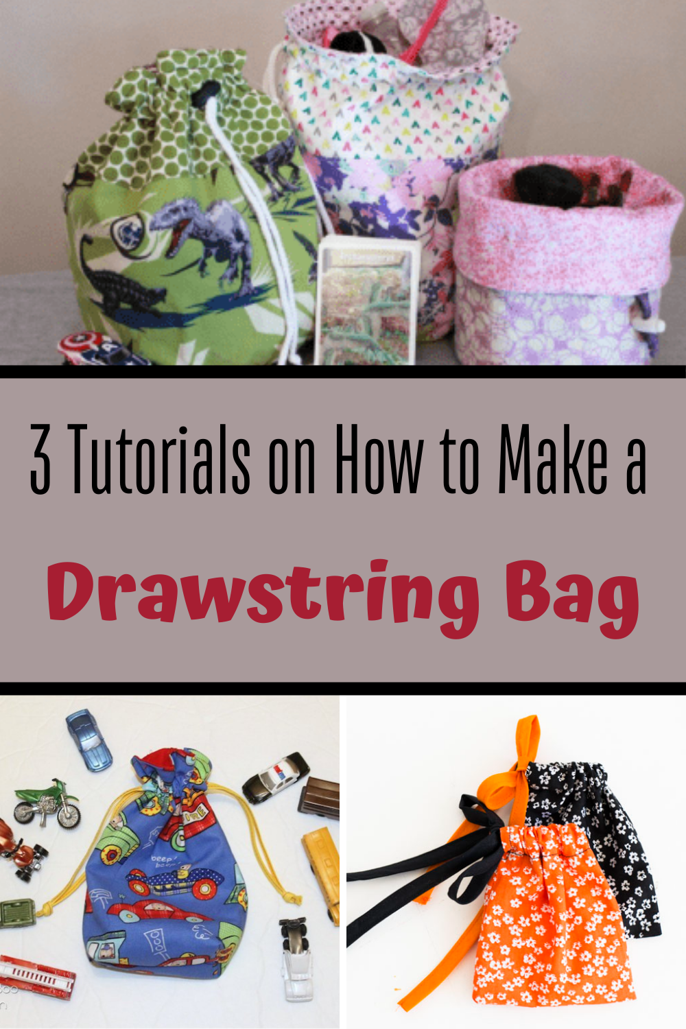 How To Make A DIY Drawstring Bag