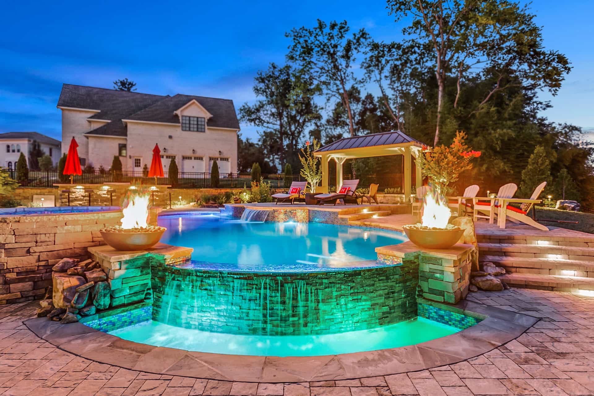 Nashville Custom Pool Builder Outdoor Kitchens Backyard Living