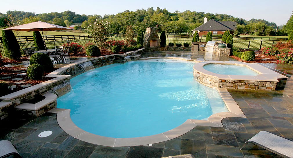 Custom Pool Gallery Freeform Pools and Spas by Peek Pools and Spas