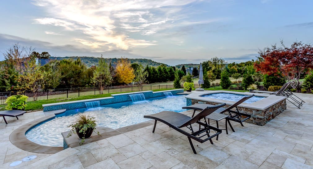 Custom Pool Gallery Freeform Pools and Spas by Peek Pools and Spas