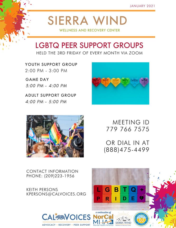 SWWRC The Sierra Wind Wellness and Recovery Center LGBTQ Support