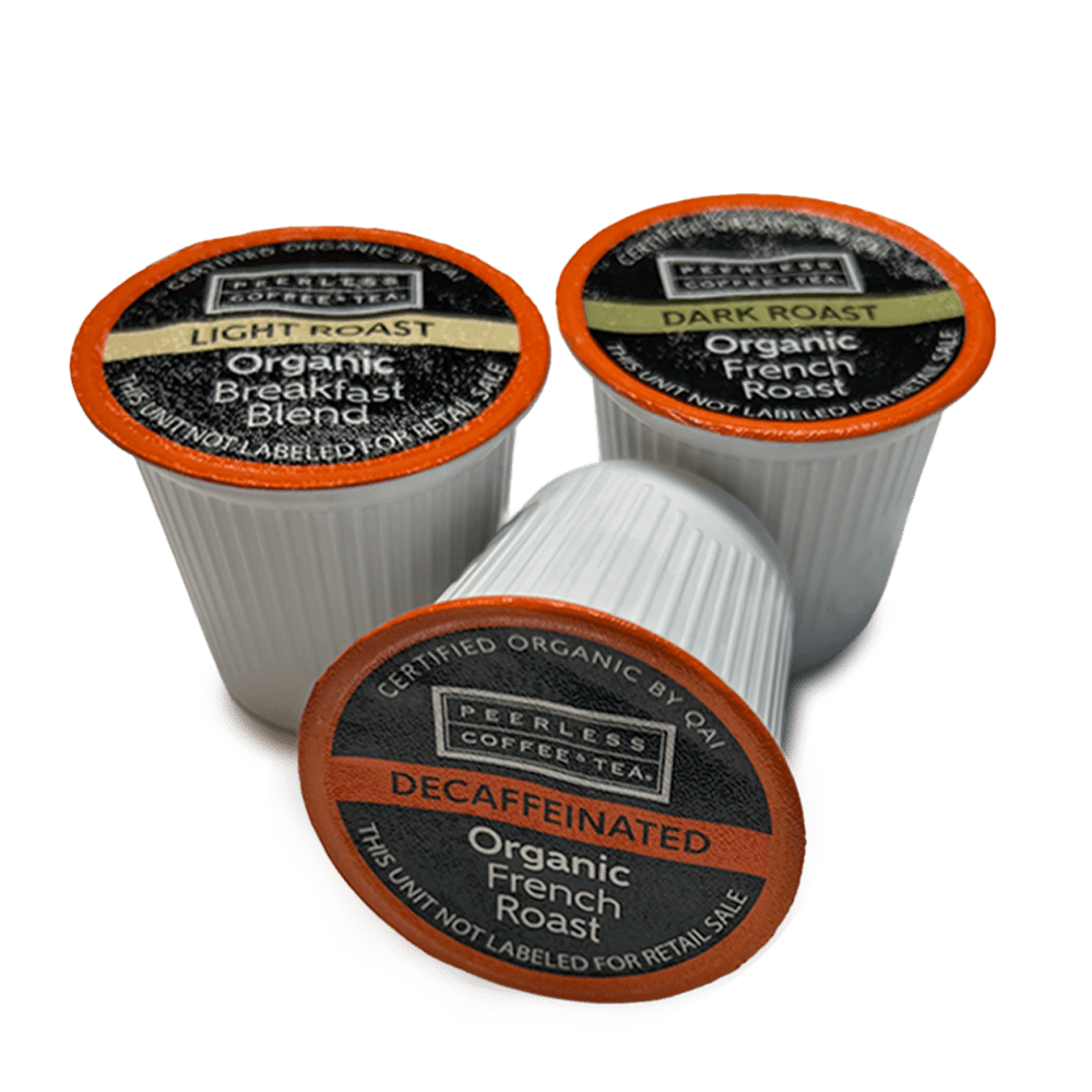 2.0 Compatible Peerless Organic Single Serve Cups, 100/cs Peerless