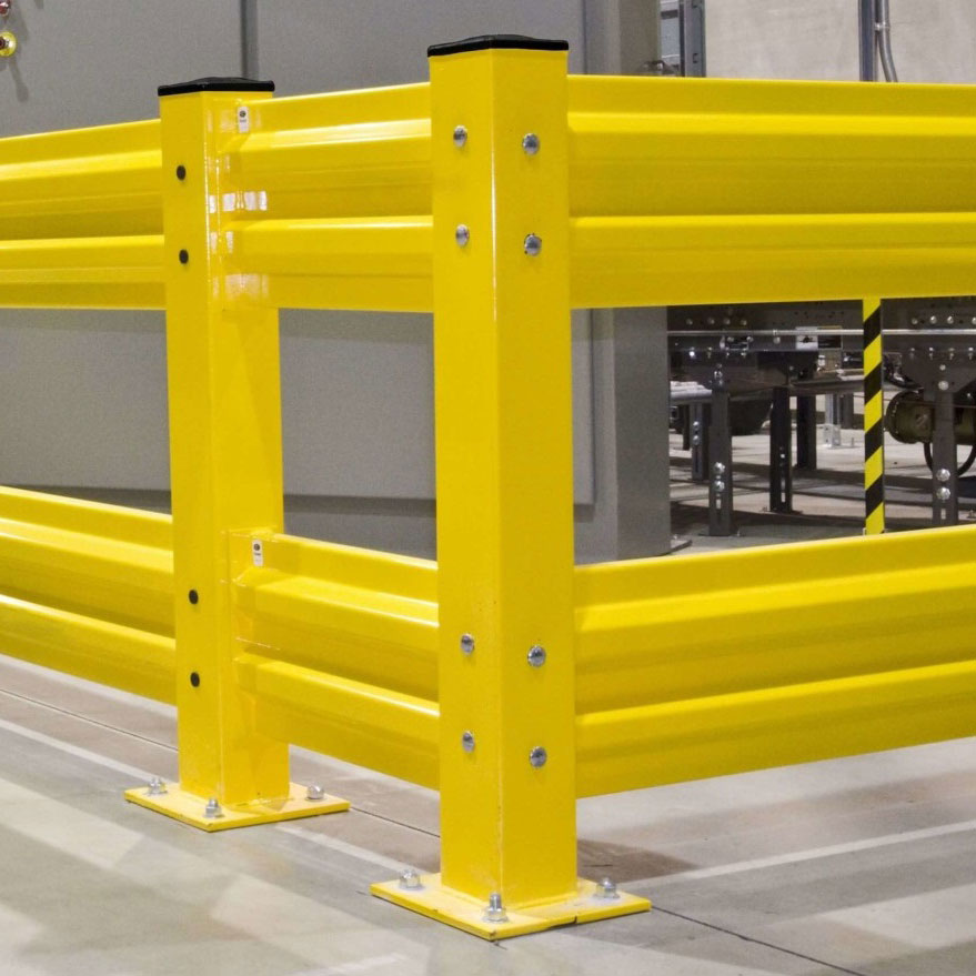 Commercial Guard Rail Installation Chicago Peerless Fence