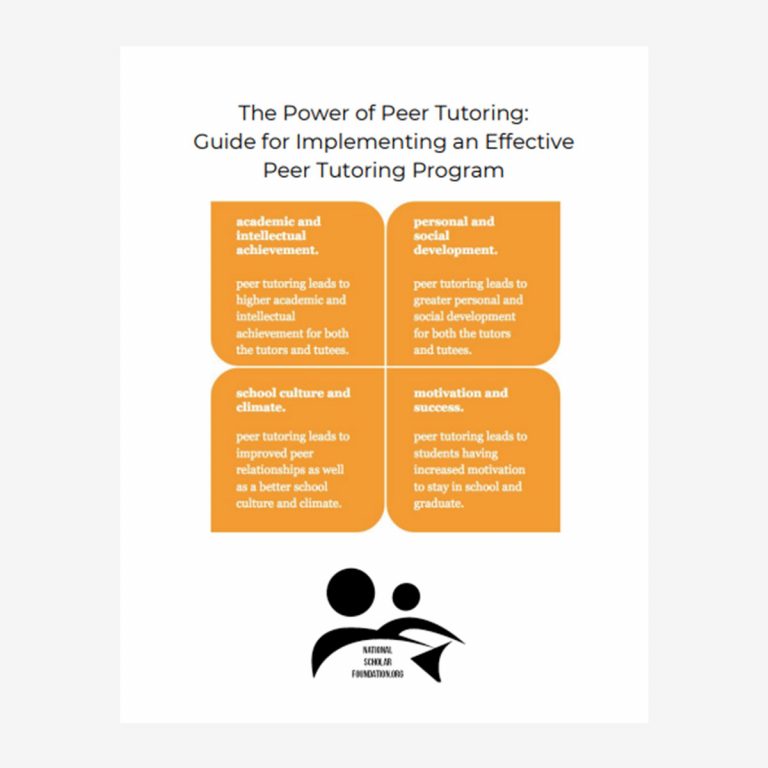 The Power of Peer Tutoring Guide for Implementing an Effective Peer