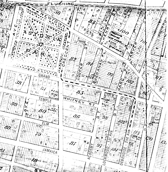 Astoria, Queens, NY, 2nd Ave and Grand wide view