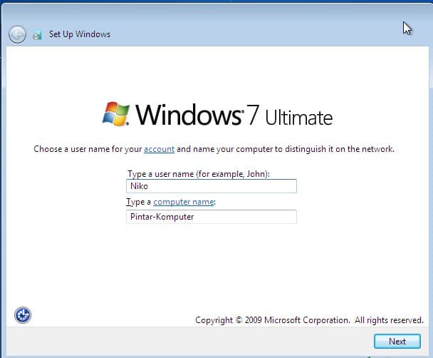 Cara Install Windows 7 dengan Flashdisk untuk Pemula