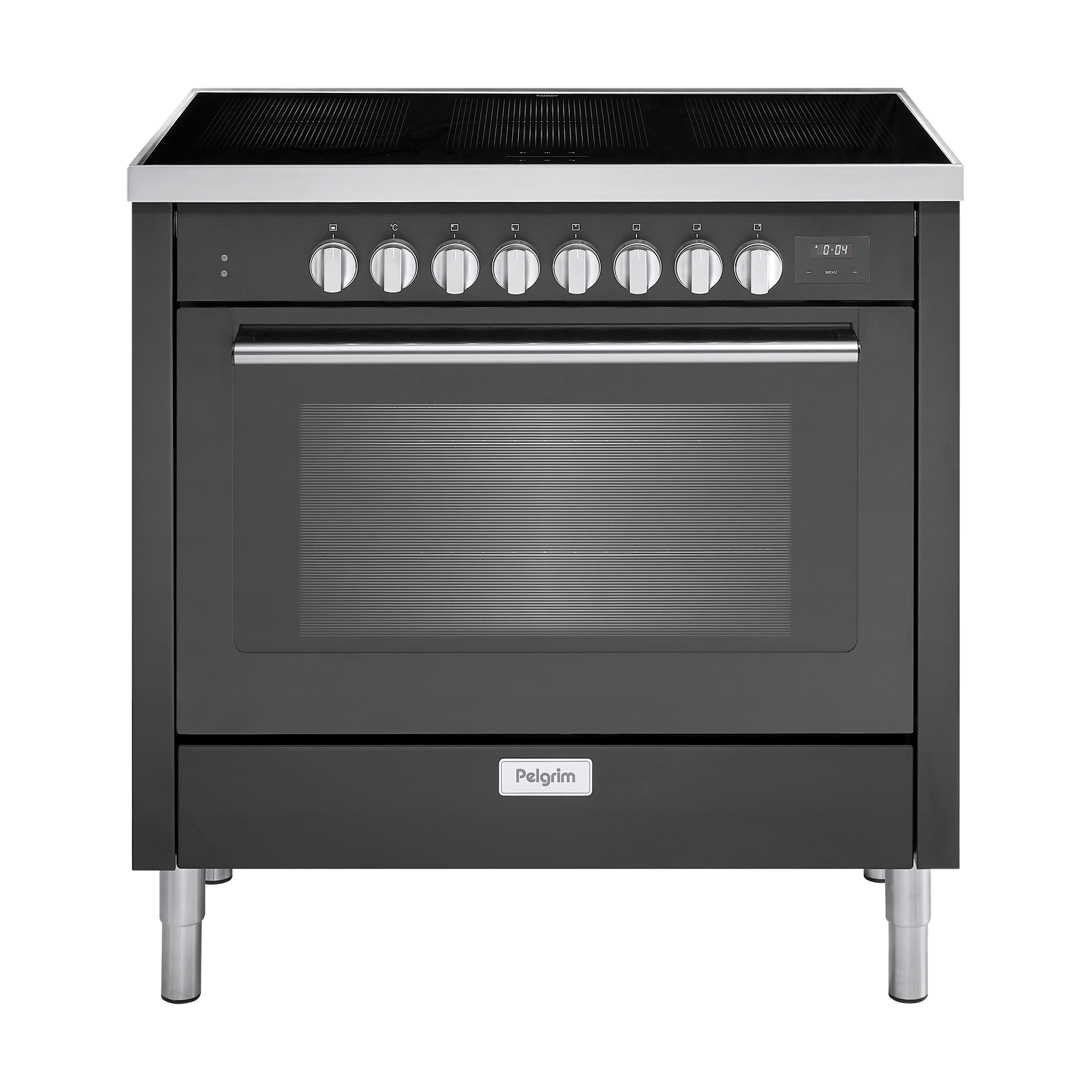 Inductie Fornuis Met Multifunctionele Oven, 90 Cm Breed - Pelgrim