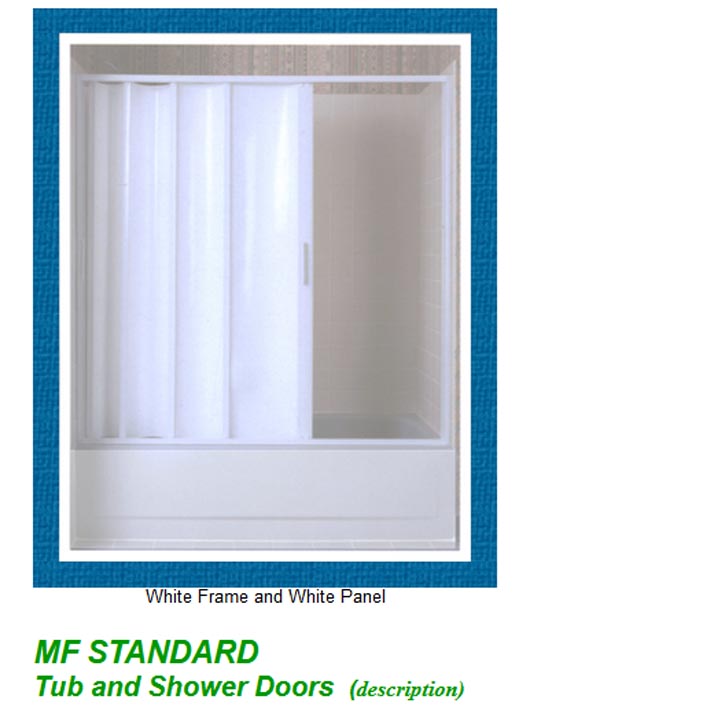 RV Shower Door 72 x 52 5/8 x 48 7/8 Magna Fold Shower Enclosure RV