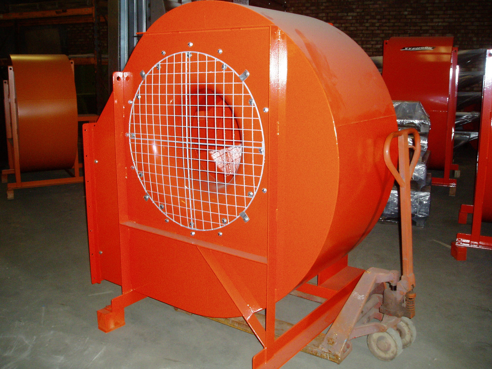 Typhoon Fans for grain drying storing cooling and ventilating