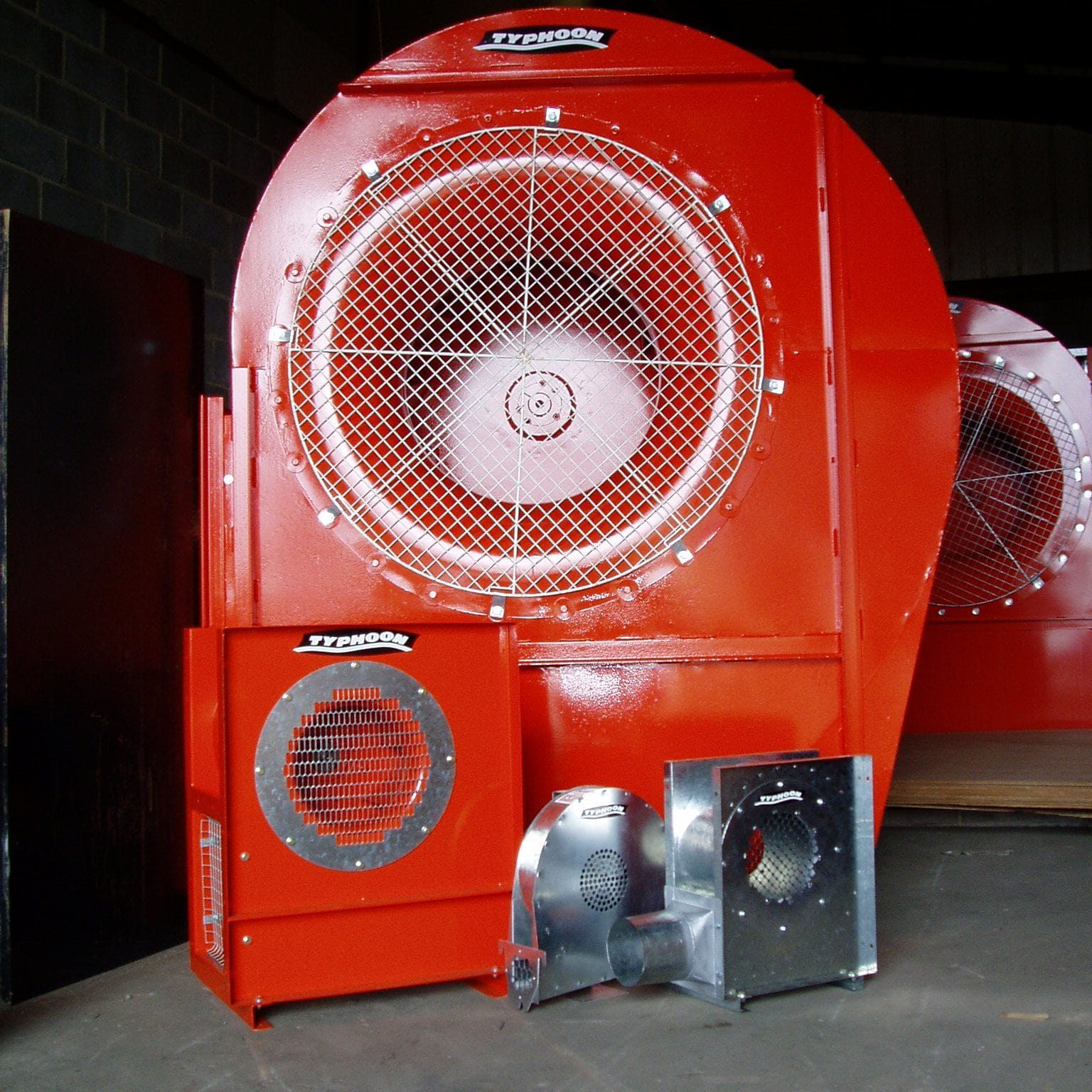 Typhoon Fans for grain drying storing cooling and ventilating