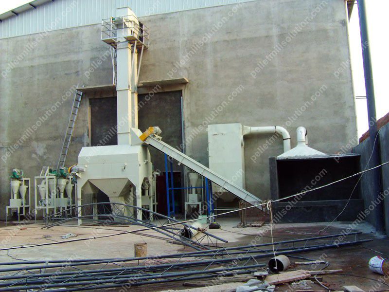710Tons Wood Pellet Plant Process