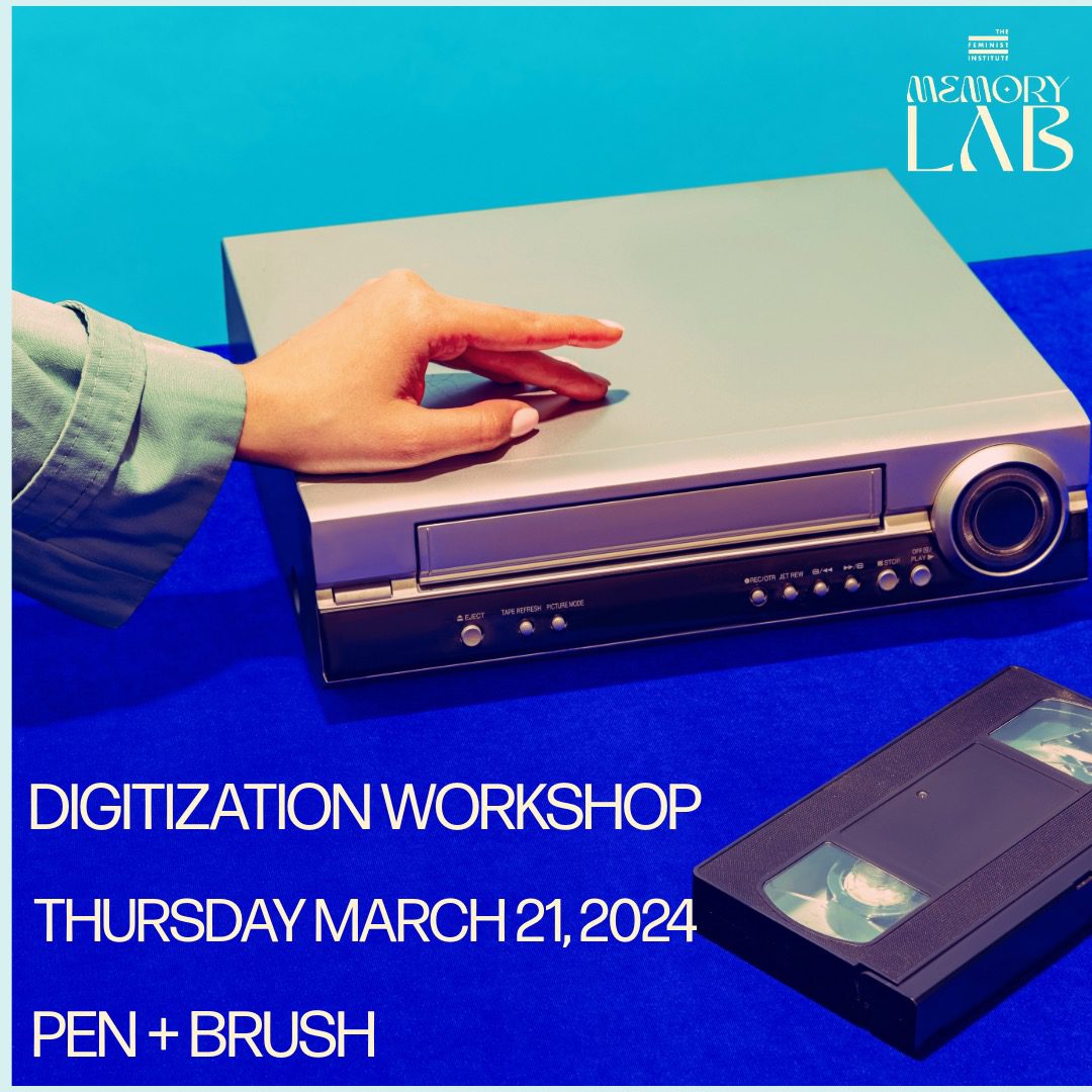 TFI PopUp Memory Lab Digitizing VHS, Hi8, and MiniDV Tapes Pen and Brush