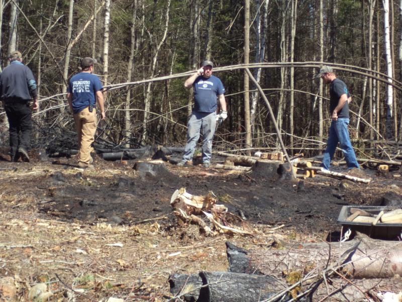 Warren, Cushing firefighters contend with rekindled and outofcontrol