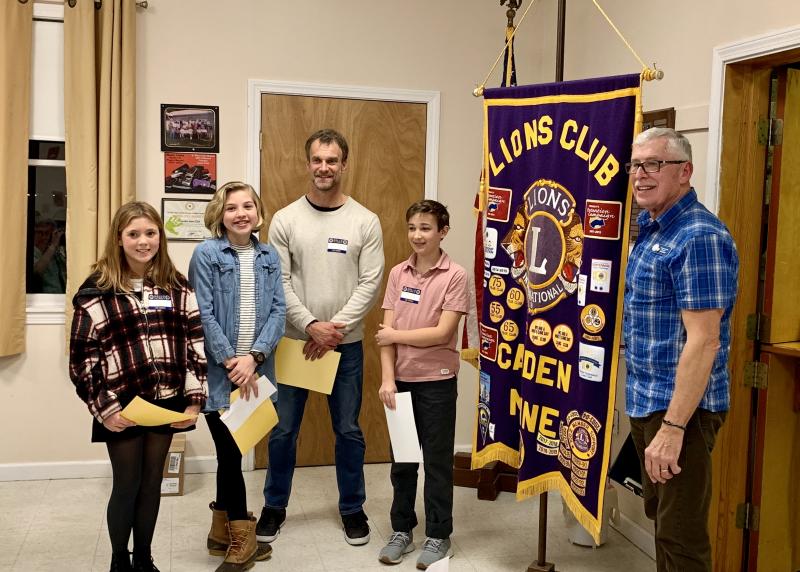 Camden Lions’ poster entry en route to state level PenBay Pilot