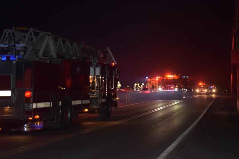 UPDATE No lives lost, horses or humans, in South Thomaston barn fire