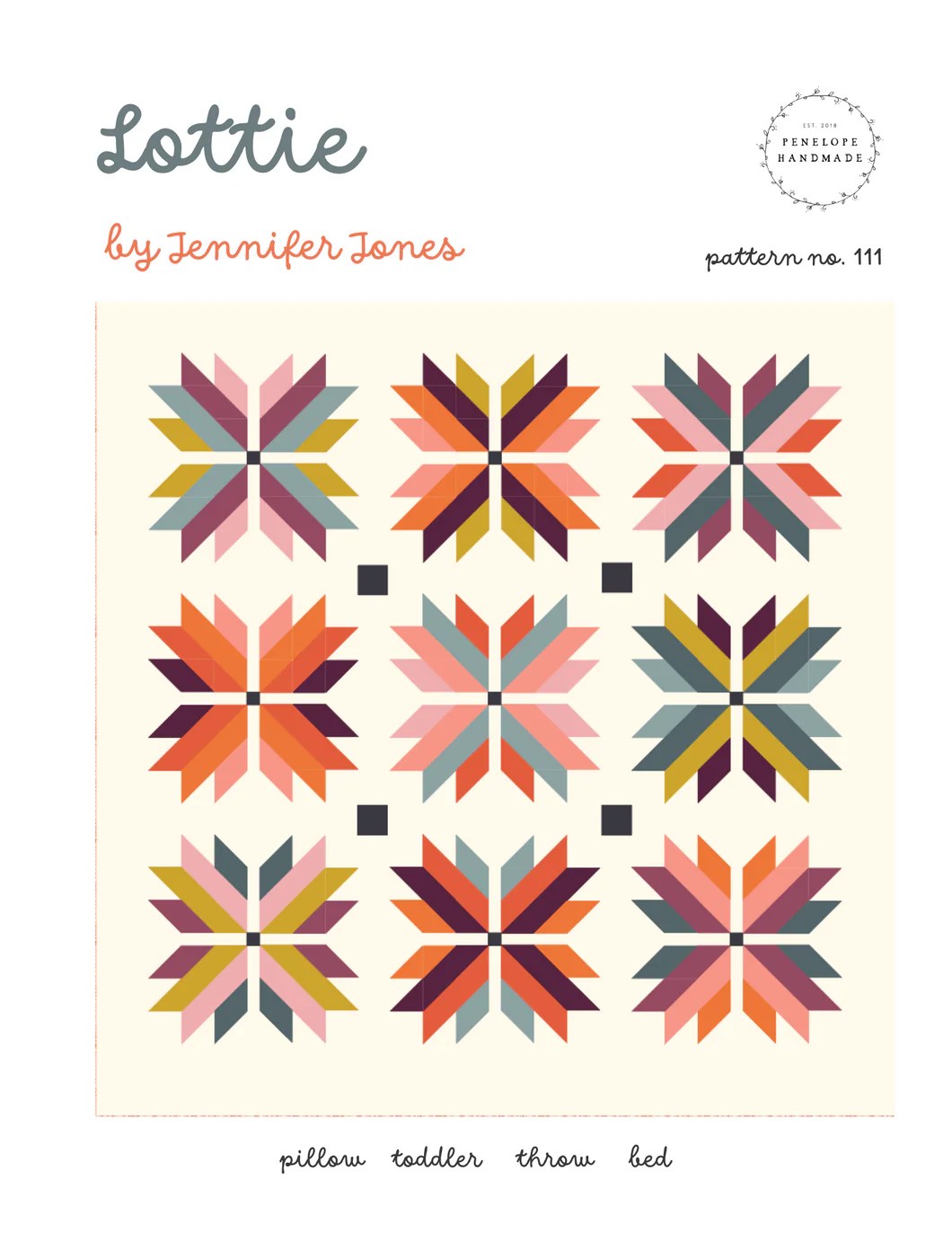 Lottie Quilt Pattern Penelope Handmade Shop