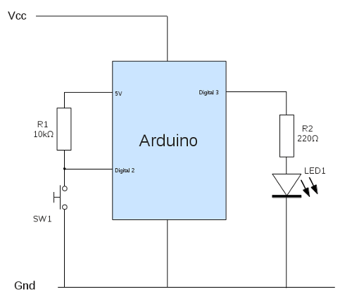 Arduino Switch Circuit Diagram - Circuit Diagram