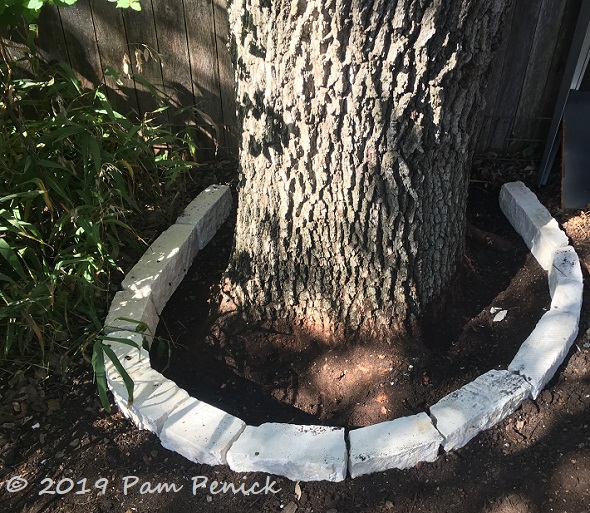 Don't smother your tree trunk. Let it flare! Digging