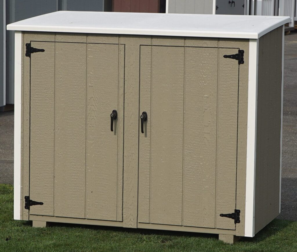 Wooden Garbage Can Sheds Best Outdoor Storage Solution