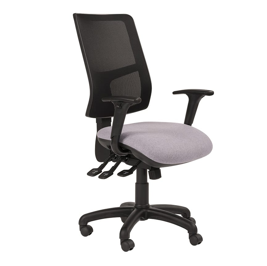 Mesh Computer Chair With Arms Multiple Colors 123 MESH BACK MULTIFUNCTION TASK CHAIR WITH ZA ARMS Penningtons