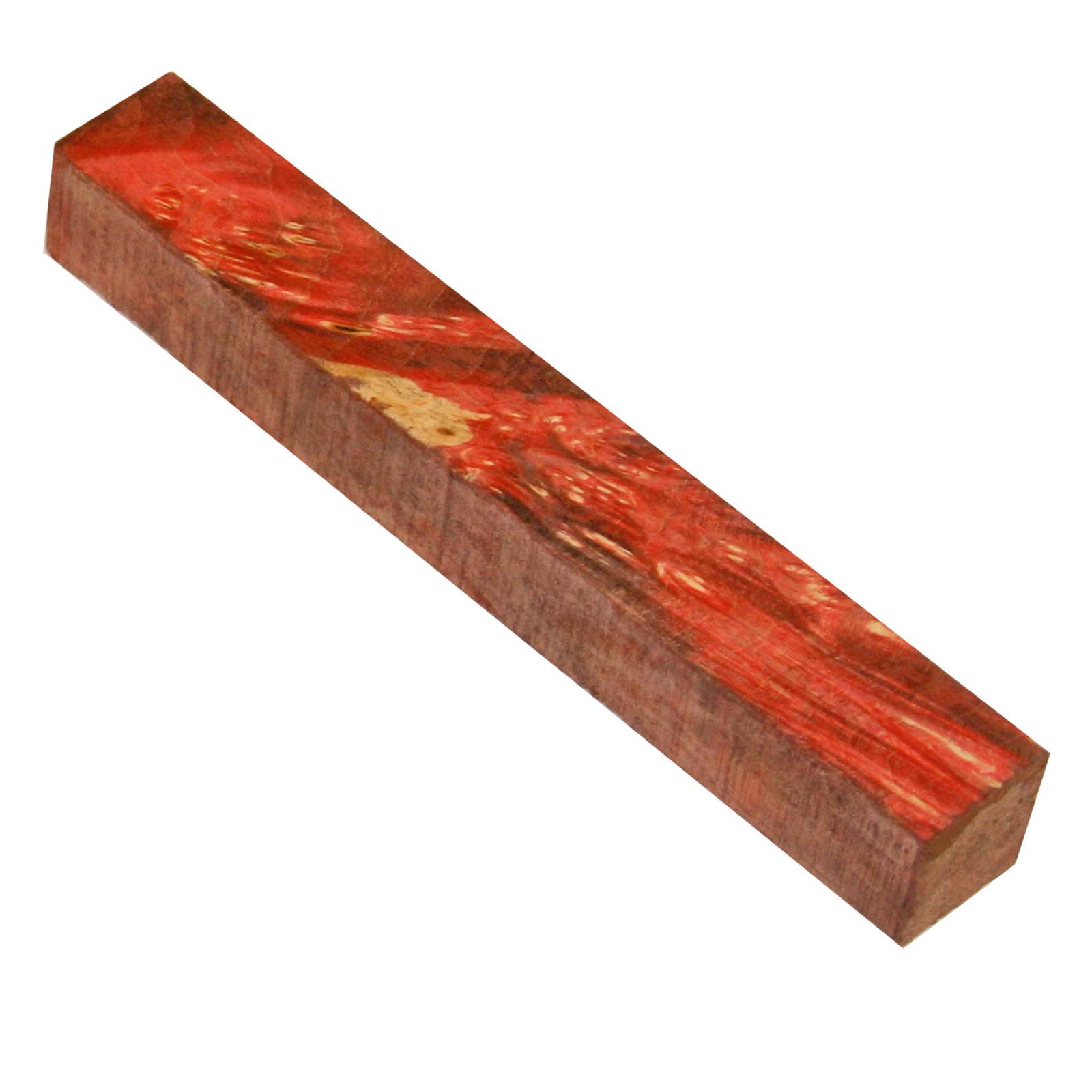 Stabilized Red Maple Burl 3/4 in. x 3/4 in. x 5 in. Pen Blanks at Penn