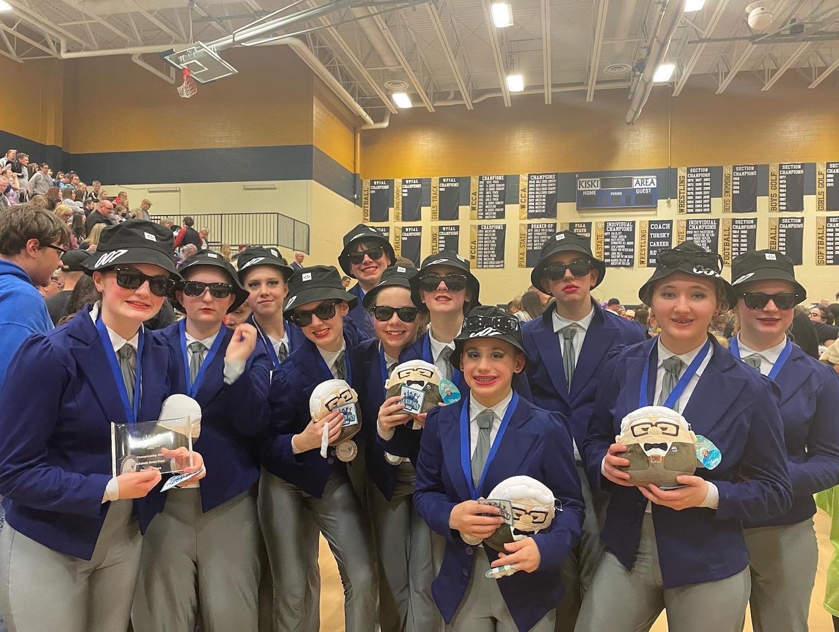 PTHS Novice Winter Guard Season Concludes PennTrafford School District