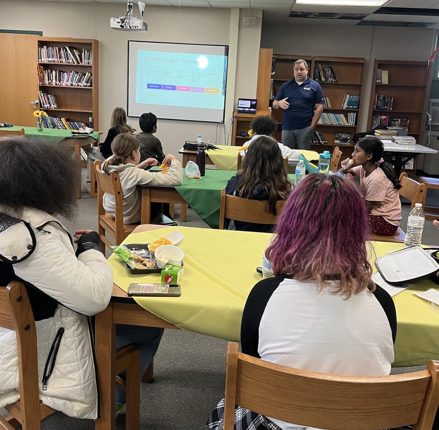 Trafford Middle School Hosts “Career Café” PennTrafford School District