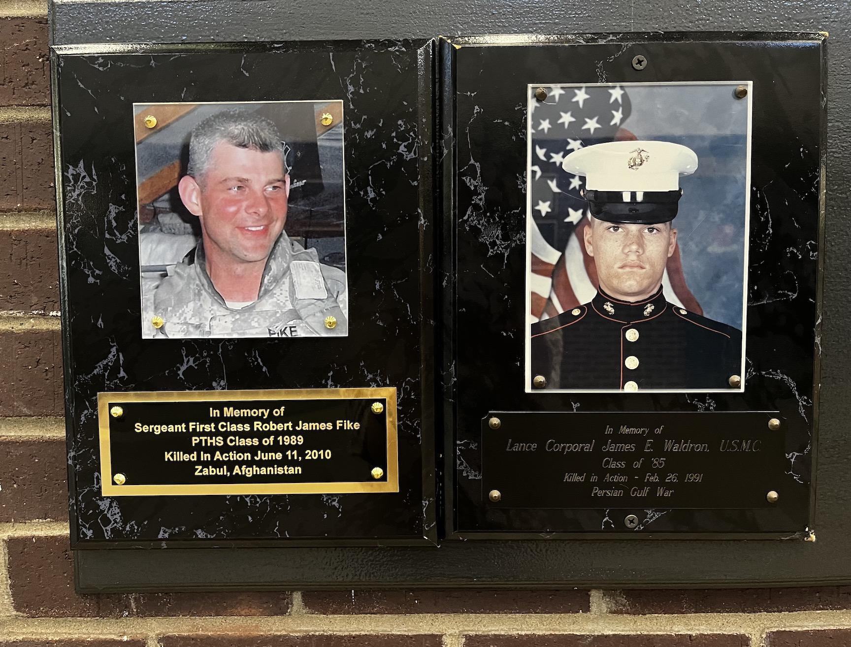 Memorial Plaque Installed at PennTrafford High School PennTrafford