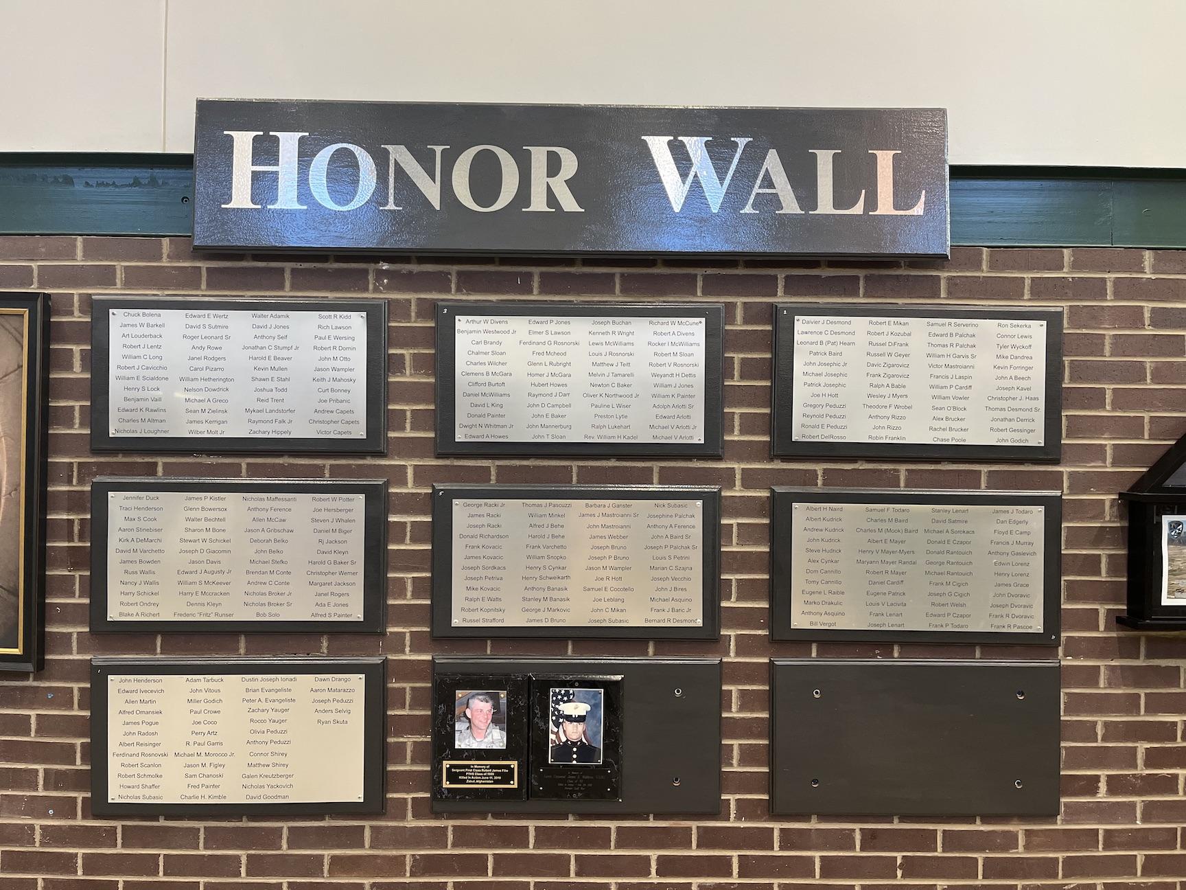 Memorial Plaque Installed at PennTrafford High School PennTrafford School District
