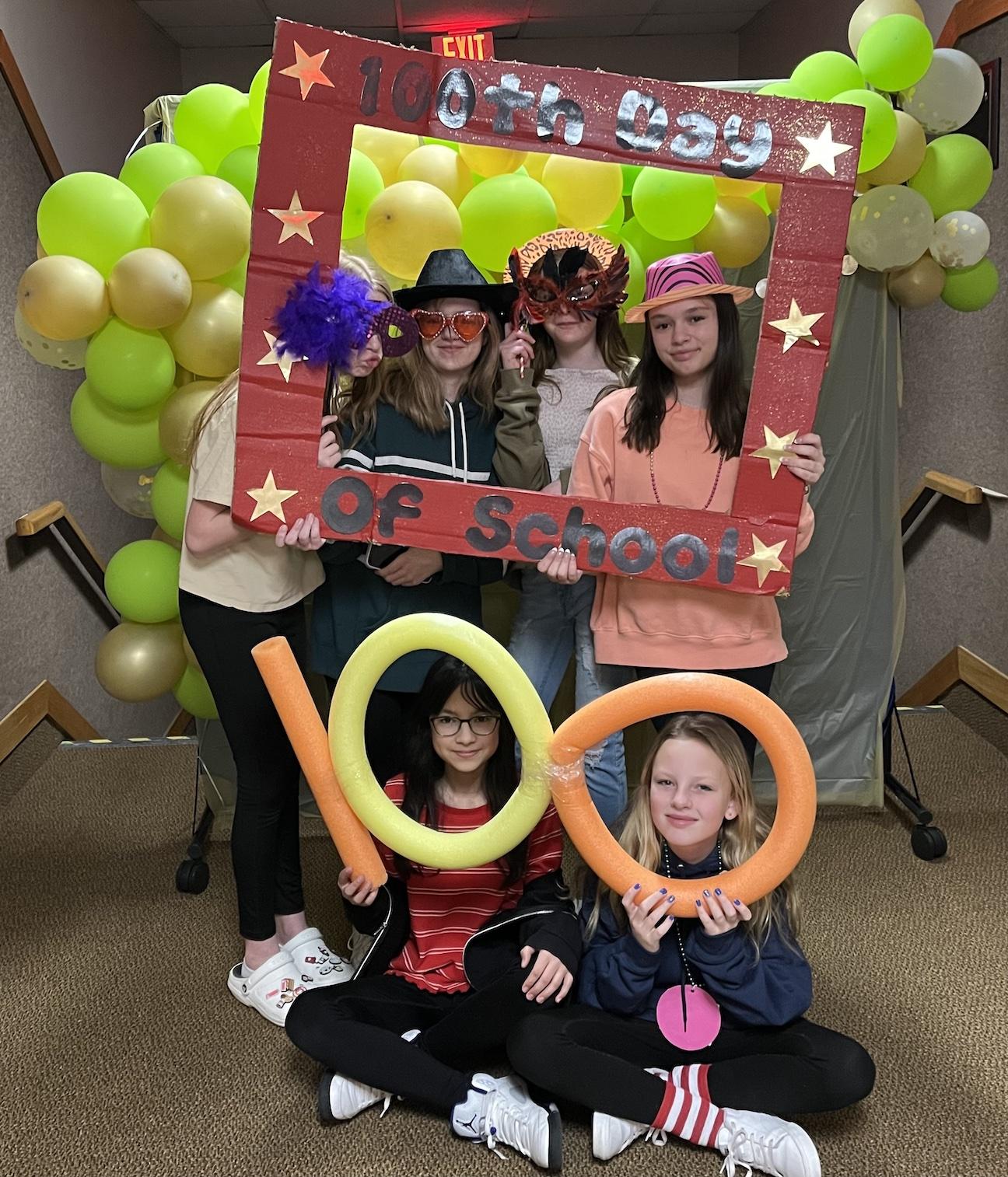 Students Reach 100 Day Milestone PennTrafford School District