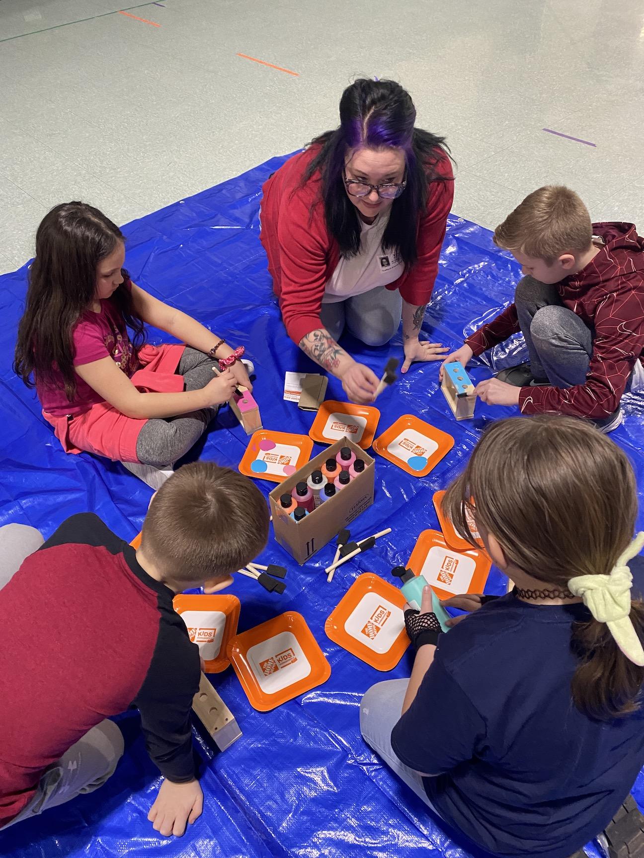 Students Enjoy Guest Lesson from Home Depot PennTrafford School District