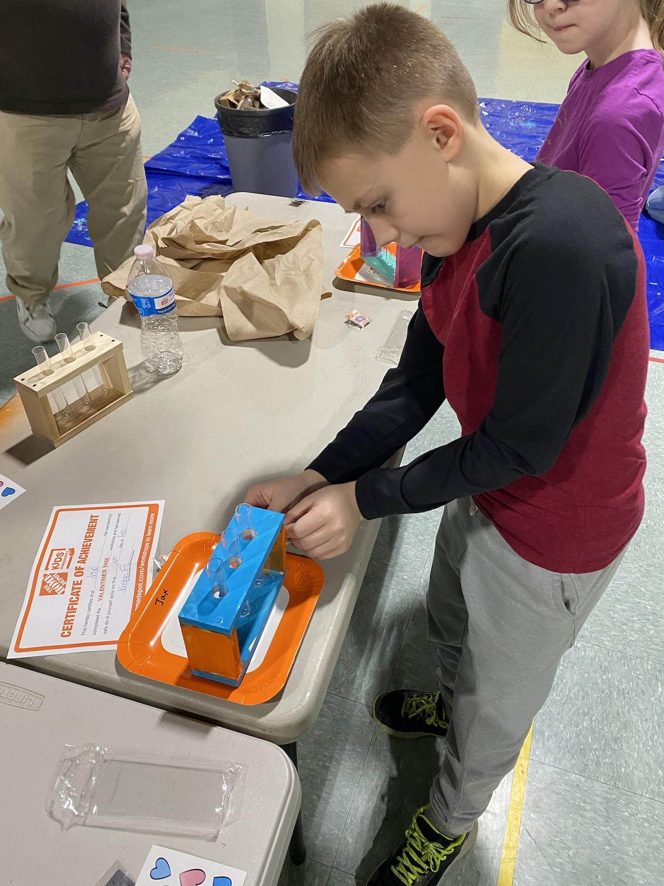 Students Enjoy Guest Lesson from Home Depot PennTrafford School District
