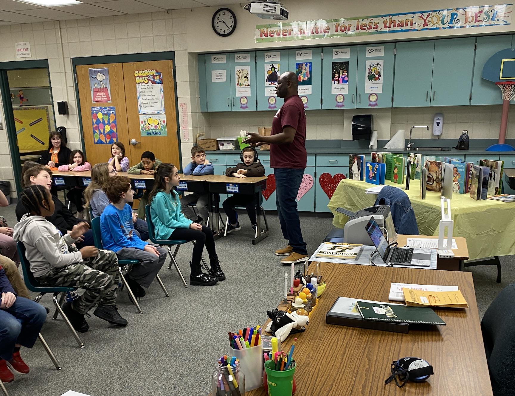 Stokes Visits Elementary Schools PennTrafford School District