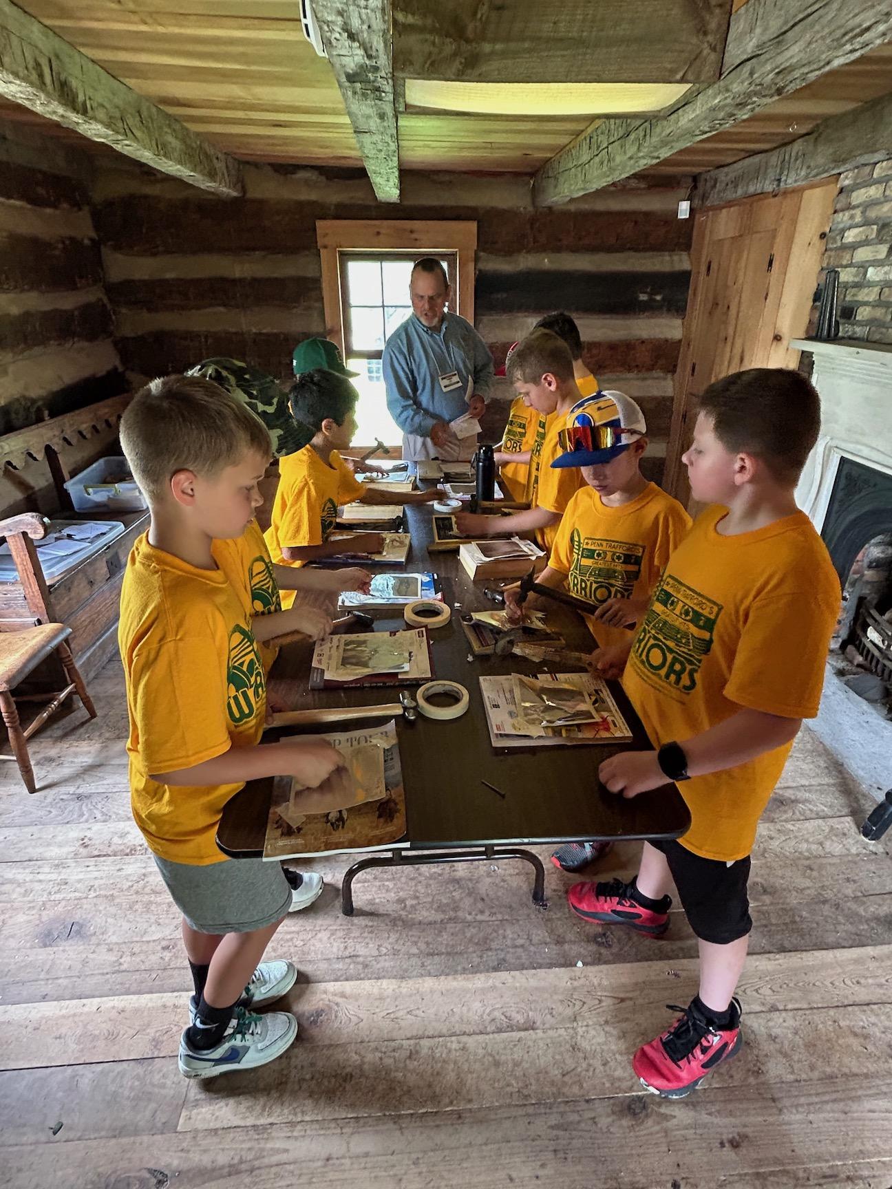 Students Visit Historic Hanna’s Town PennTrafford School District