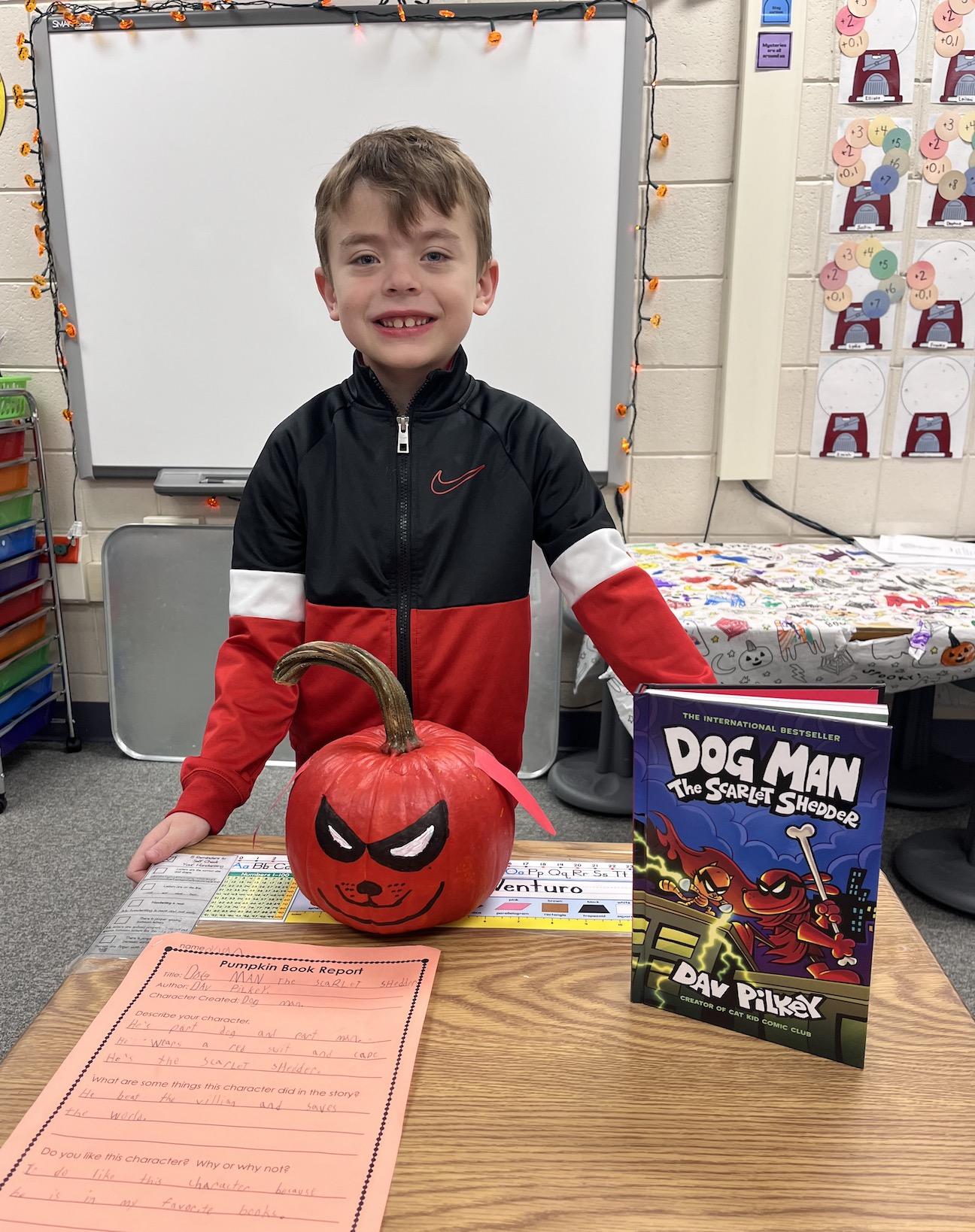 Trafford Students Present Pumpkin Book Reports PennTrafford School