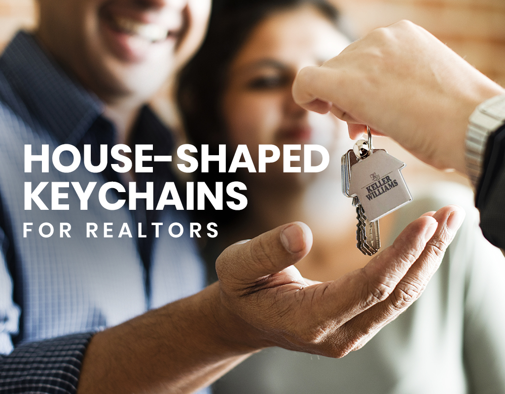 Custom HouseShaped Keychains & Promotional Items for Real Estate