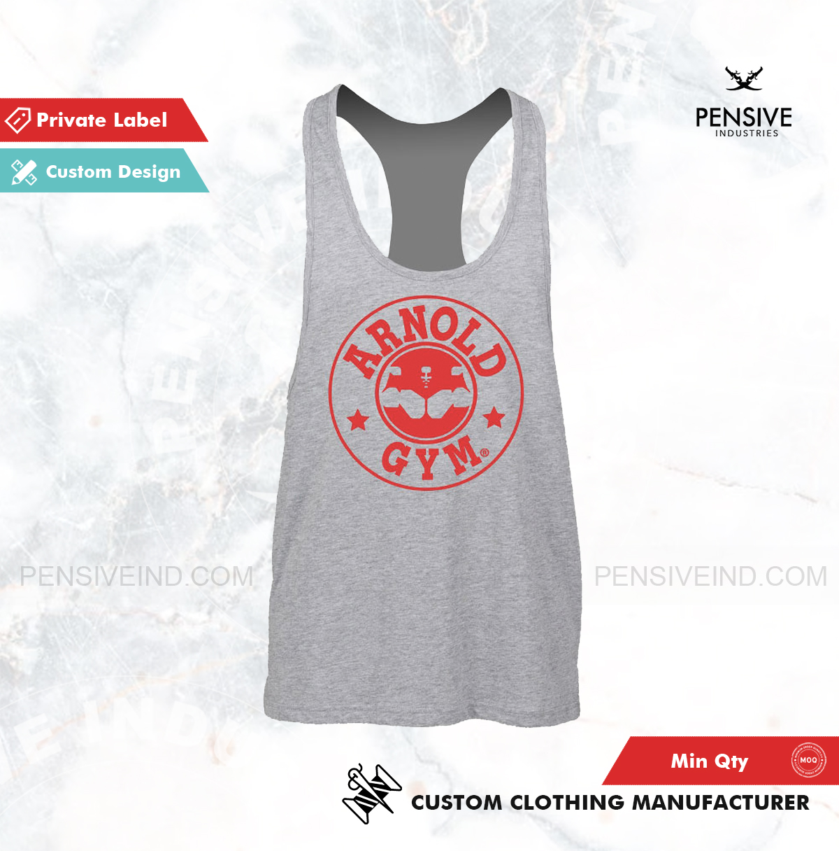 Gym Stringer Vest Pensive Industries
