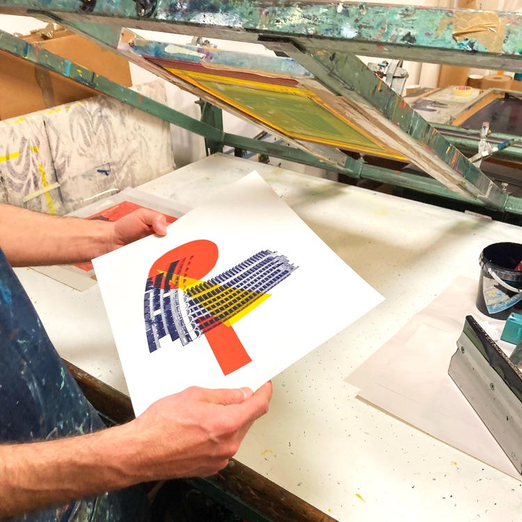 Screen Printing With Underway Studio People of Print