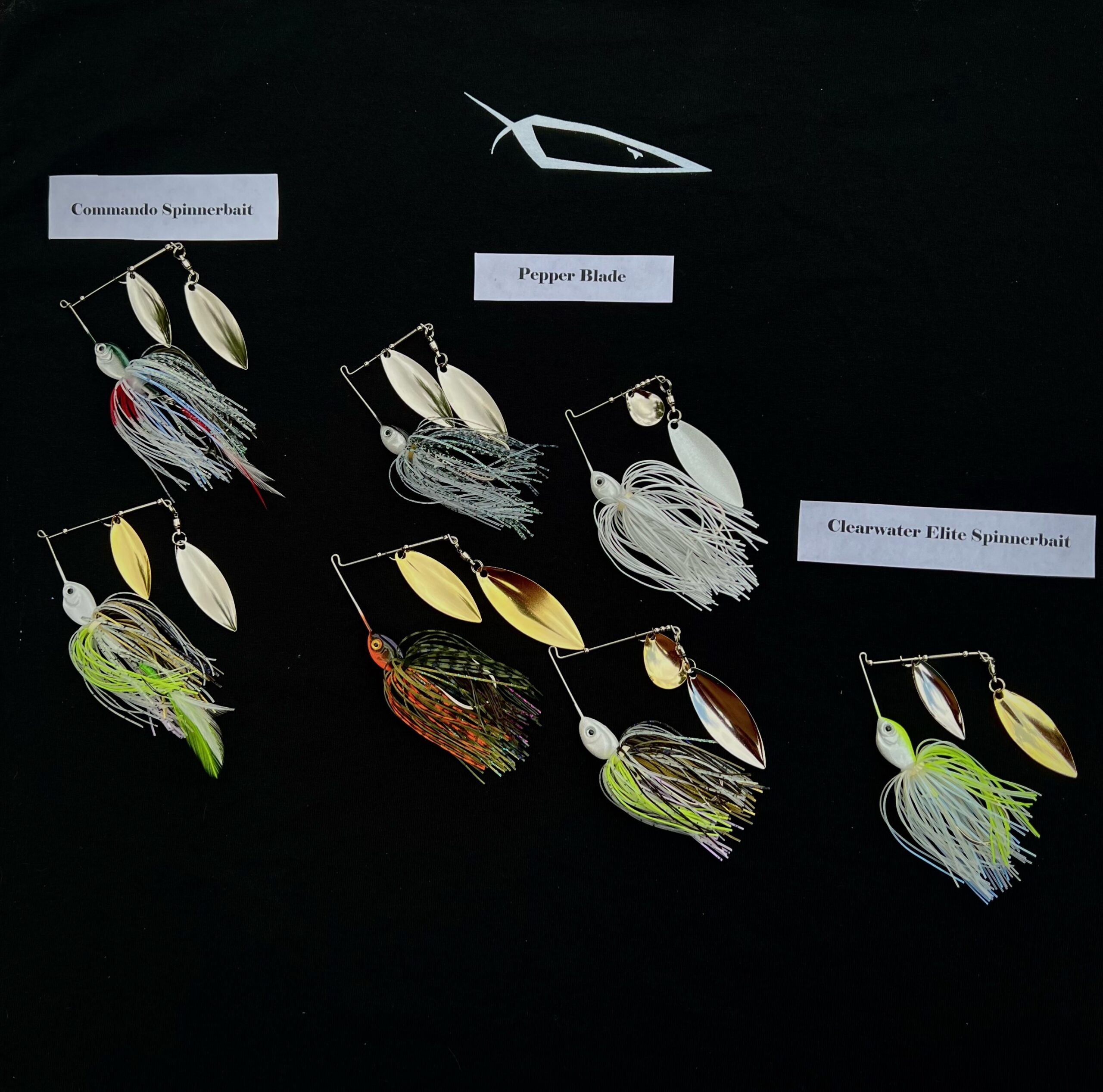 Spinnerbait Pack Pepper Custom Baits