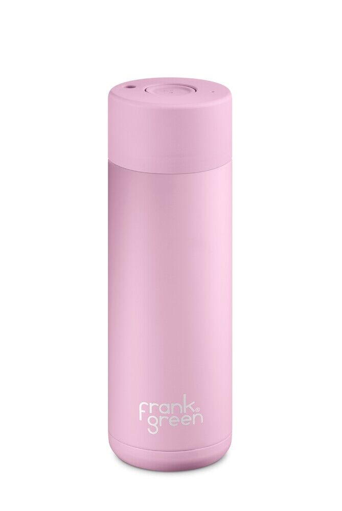 Frank Green Reusable Bottle Ceramic 595ml Lilac Haze Push Button Lid